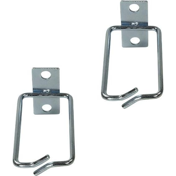 LogiLink Kabelführungsbügel 40 x 80 mm für 19" Schränke, 2 Stück, Serverschrank Zubehör, Silber