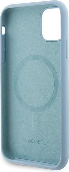 Produktbild Lacoste LCHMN61SLOLB iPhone 11 / Xr 6.1" jasnoniebieski/light blue hardcase Silicone Croc Logo MagSa (Apple iPhone 11, Apple iPhone XR)