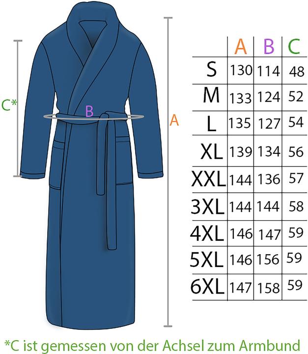 Actual product image Normani Bathrobe 100% Cotton Lola - 8775 (M)