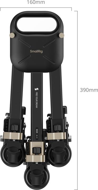 Actual product image SmallRig 5020 Quick Lock Photography Heavy Duty Tripod Dolly (Tripod trolley)