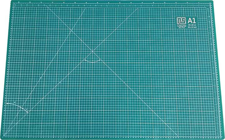 RS PRO Tappetino da taglio, 900mm x x 600mm, verde, 10mm (90 x 60 cm)