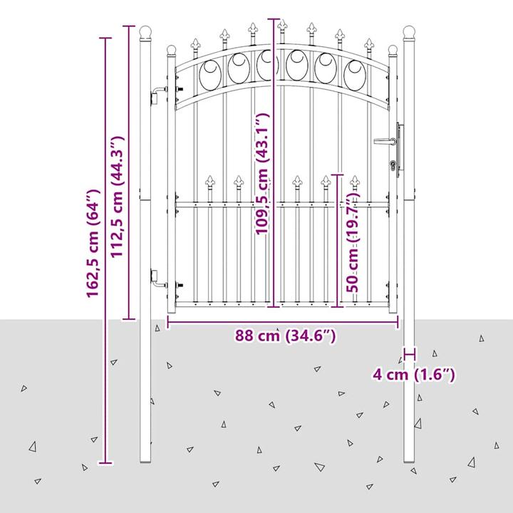 Image du produit vidaXL Gartentor