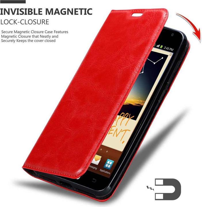Actual product image Cadorabo Book Invisible Magnet Cover (Samsung Galaxy NOTE 1)