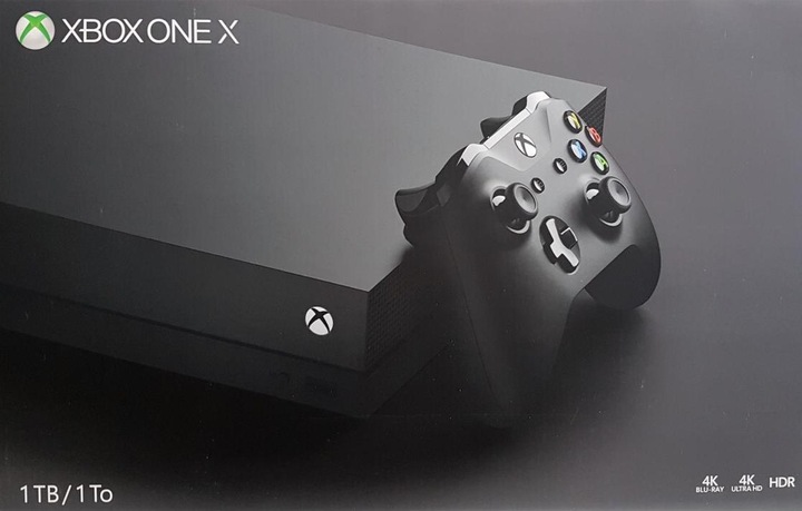 Actual product image Microsoft Xbox One X