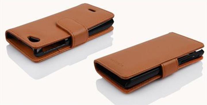Produktbild Cadorabo Book mit Struktur Cover (Sony Xperia J)