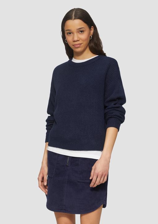 Actual product image S.Oliver Strickpullover Verkürzter Pullover mit Raglanärmeln (M)