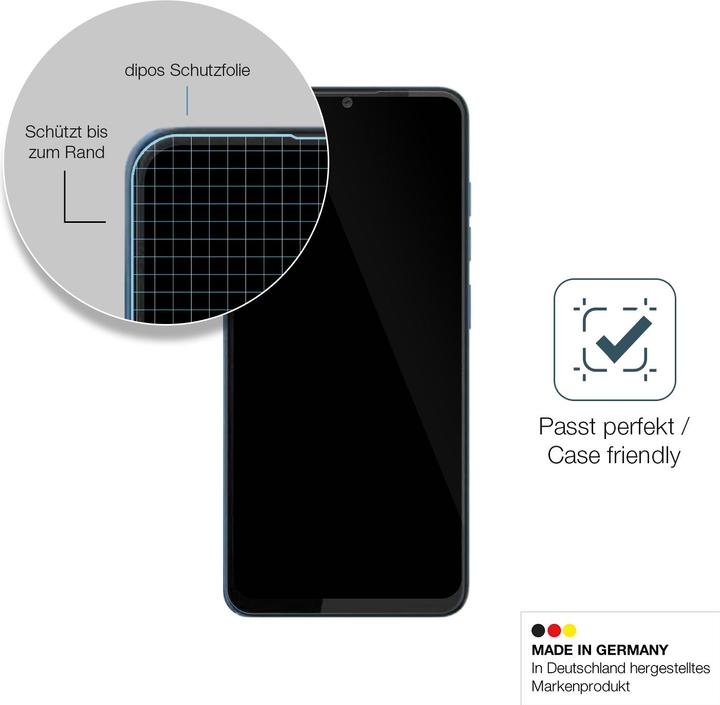 Actual product image Dipos Anti-Shock Screen Protector Clear (1 pcs., HTC Wildfire)