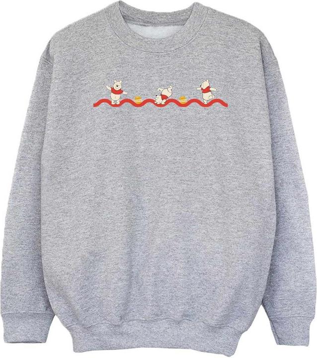 Actual product image Disney Girls Winnie The Pooh Hunny Line Sweatshirt (140, 146)