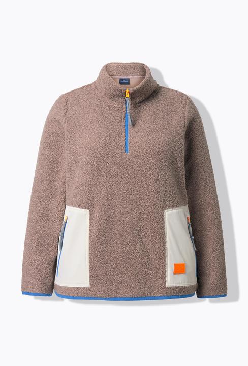 Produktbild Laurasøn Teddy-Sweatshirt, Langarm, Stehkragen, OEKO-TEX (48, 50)