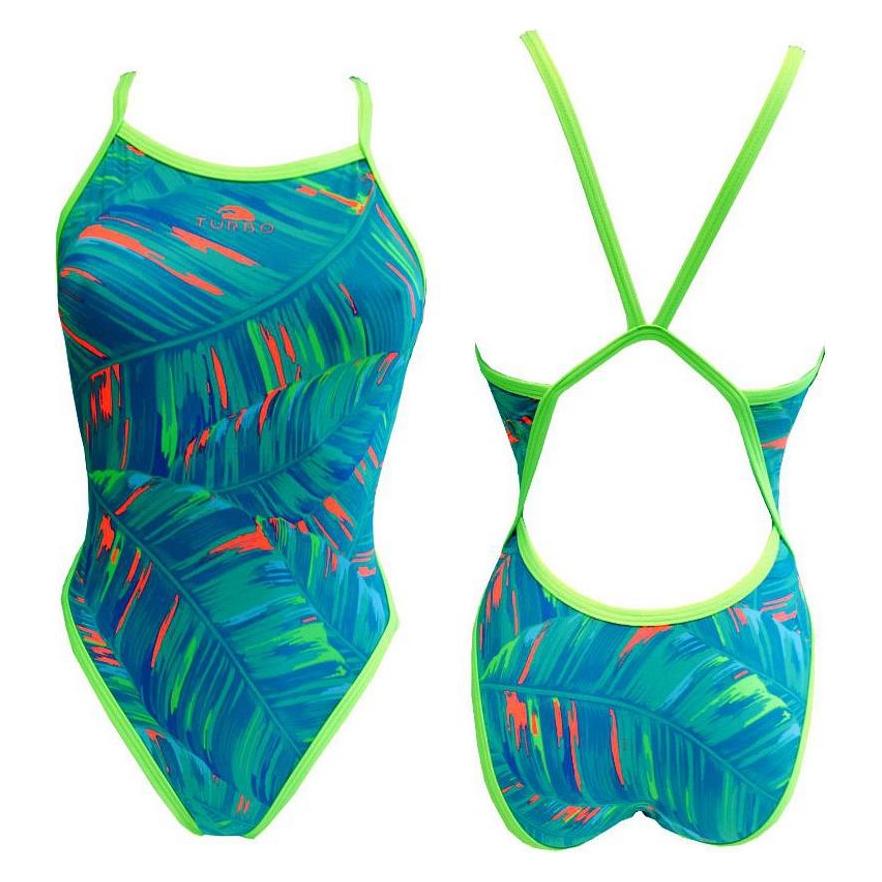 Turbo, Damen, Badeanzüge, Banano Swimsuit, Grün, (M)