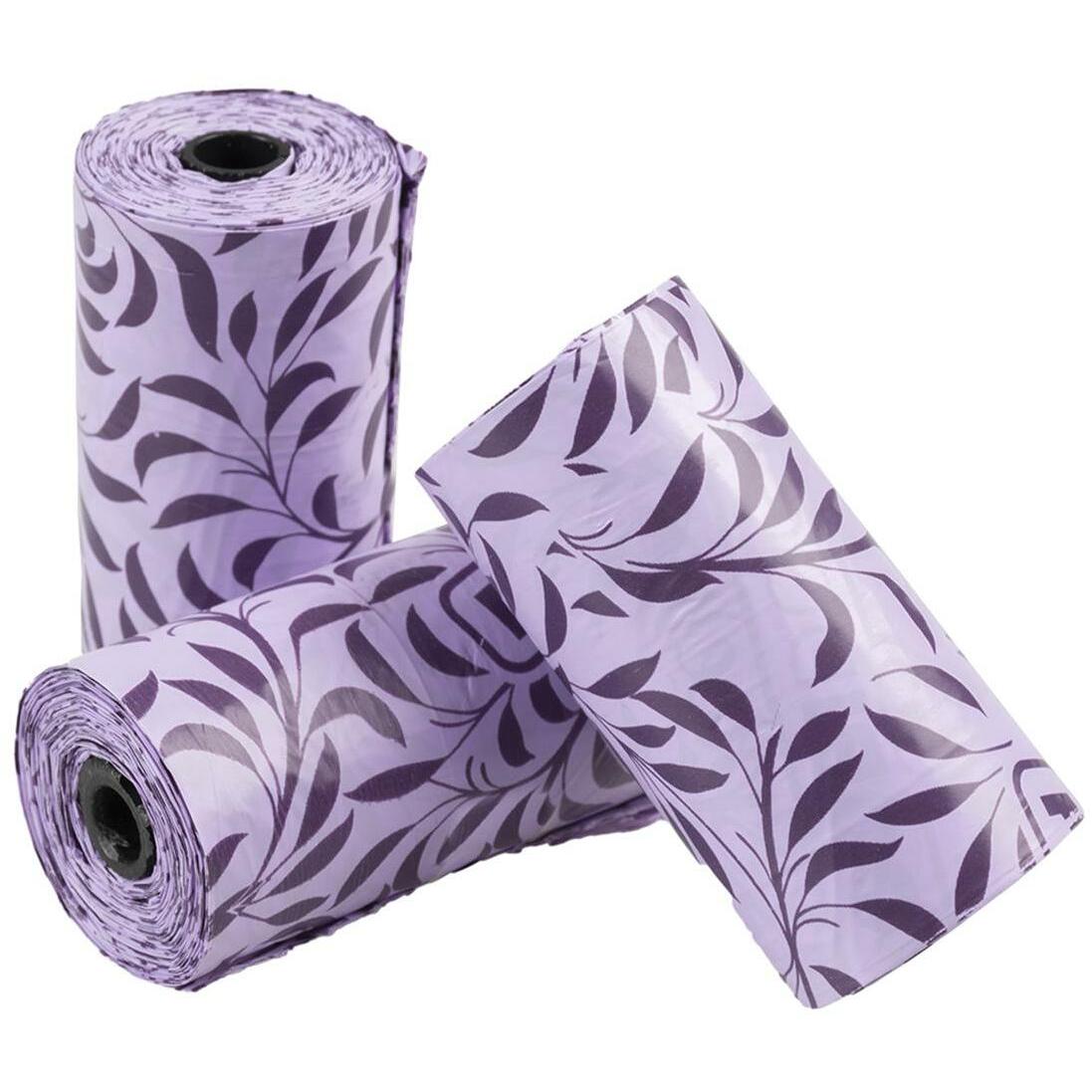 Thumbnail - Duvoplus Hundekotbeutel mit Lavendelduft, 4 Rollen mit je 15 Beutel (Hund), Tierpflegemittel