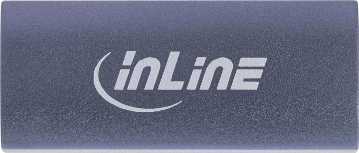 Actual product image InLine USB4 Adapter, USB-C Stecker/Buchse, Aluminium, grau (USB-C, 30 cm)