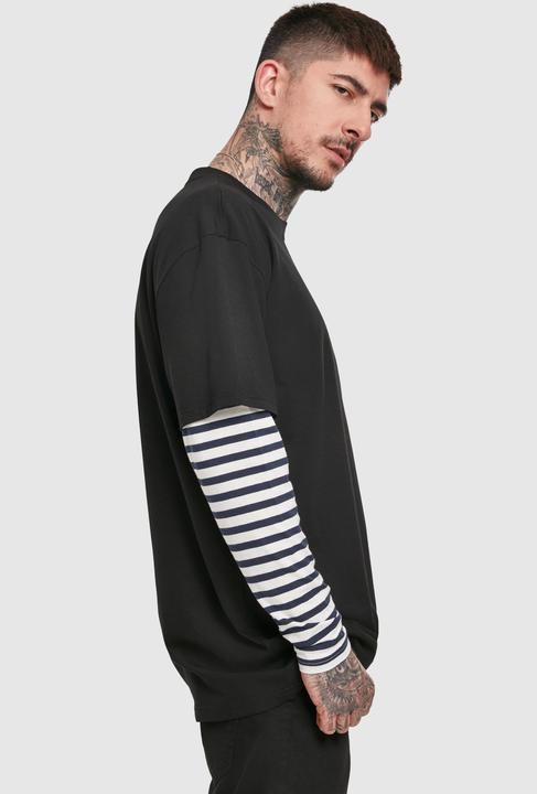 Image du produit Urban Classics Oversized Double Layer Striped LS Tee (L)