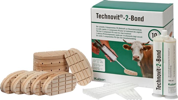 Kerbl Technovit-2-Bond Set, für 10 Anwendung.,ohne Dosierpistole