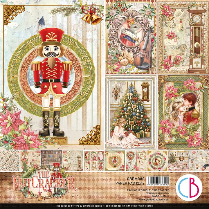 Actual product image Ciao Bella Scrapbook paper "Nutcracker", 12 sheets, 30.5 x 30.5 cm (190 g/m², 12x)