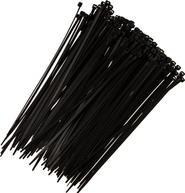 Produktbild Mozo Organizer Opaska zaciskowa Czarny 100 sztuk (MCABLE-S) (150 mm, 100 Stk.)