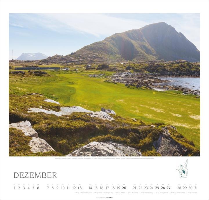Produktbild Golf Kalender 2026 (48 x 46 cm, Deutsch)