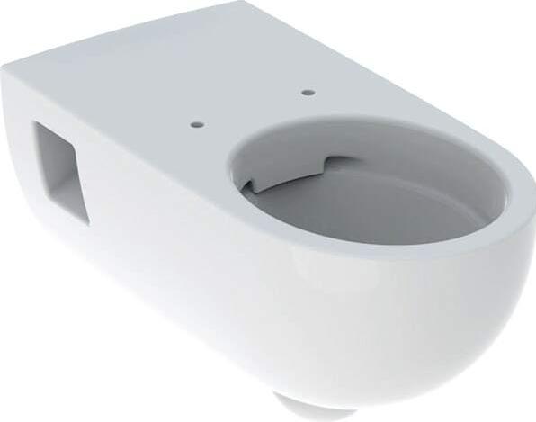 Geberit Renova Nr. 1 Comfort Tiefspül-WC, spülrandlos, 6/5 l, teilgeschlossene Form, wandhängend