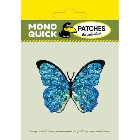 Thumbnail - Mono Quick Schmetterling, Applikationen, Türkis