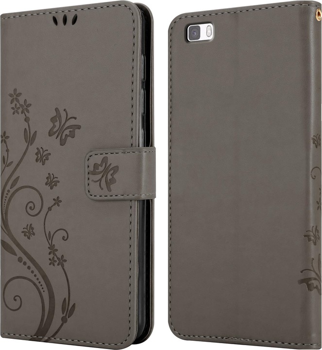 Produktbild Cadorabo Flower Book Cover (Huawei P8 Lite)