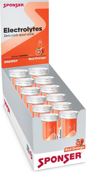 Immagine prodotto Sponser Elettroliti (Rosso arancione, 12x)