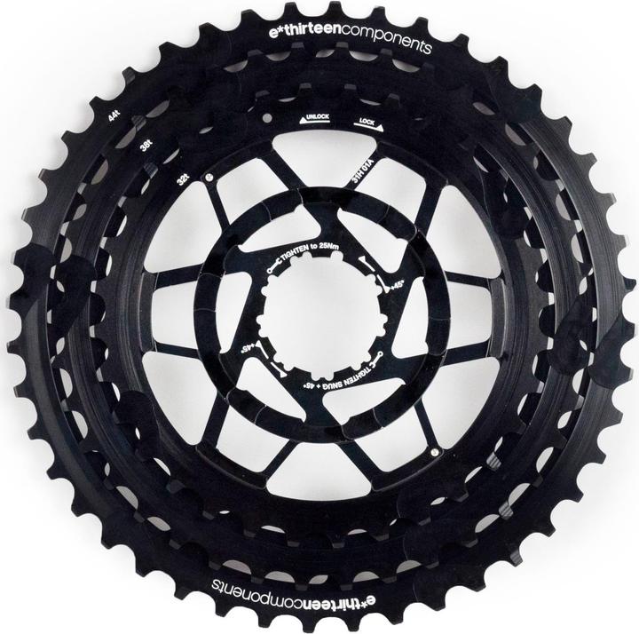 Actual product image e*13 Aluminum pinion 32-38-44 for TRS+ cassette 11-speed (11-speed)