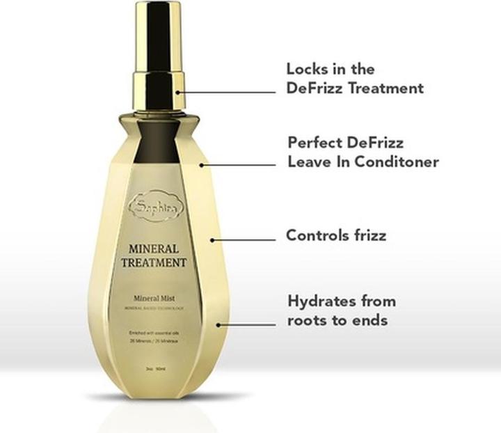 Produktbild Saphira Mineral Treatment Prep & Maintain Defrizz Behandlung (500 ml, Flüssiges Shampoo)