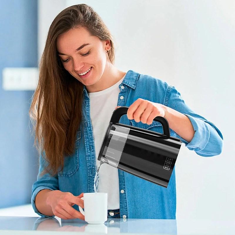 Thumbnail - Black & Decker Black+Decker elektrischer Wasserkocher BXKE2206E, Wasserkocher, Schwarz
