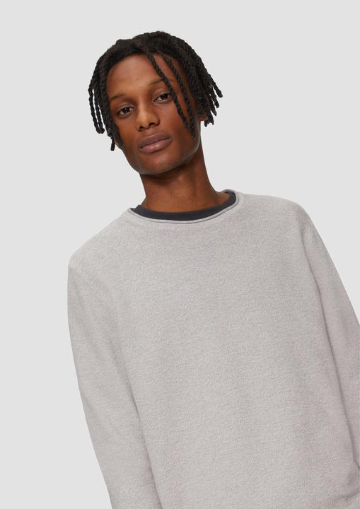 Actual product image S.Oliver Strickpullover Strickpullover aus Melangegarn (XXL)