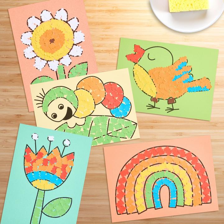 Produktbild Haba Bastelset - Erstes Kleben Frühlingsbilder