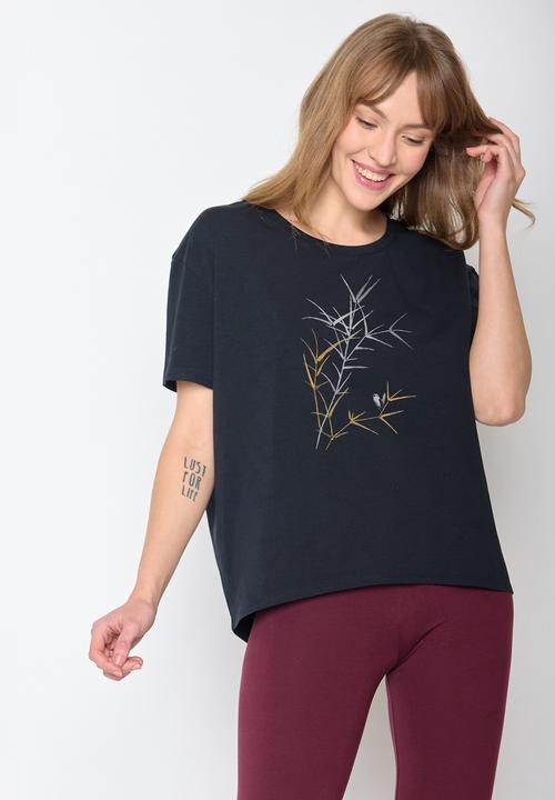 Actual product image Greenbomb T-Shirt Nature Bird Reed (S)