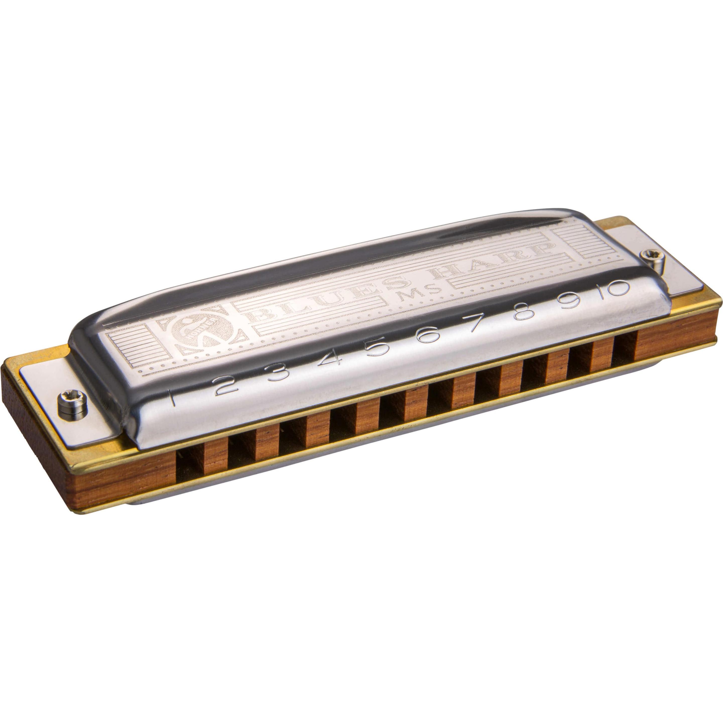 Hohner Blues Harp (Armonica, Diatonica, C maggiore), Strumento a fiato, Marrone