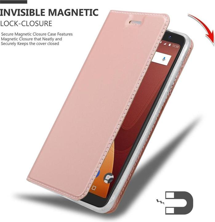 Actual product image Cadorabo Book Classy Style Cover (Wiko View Prime)