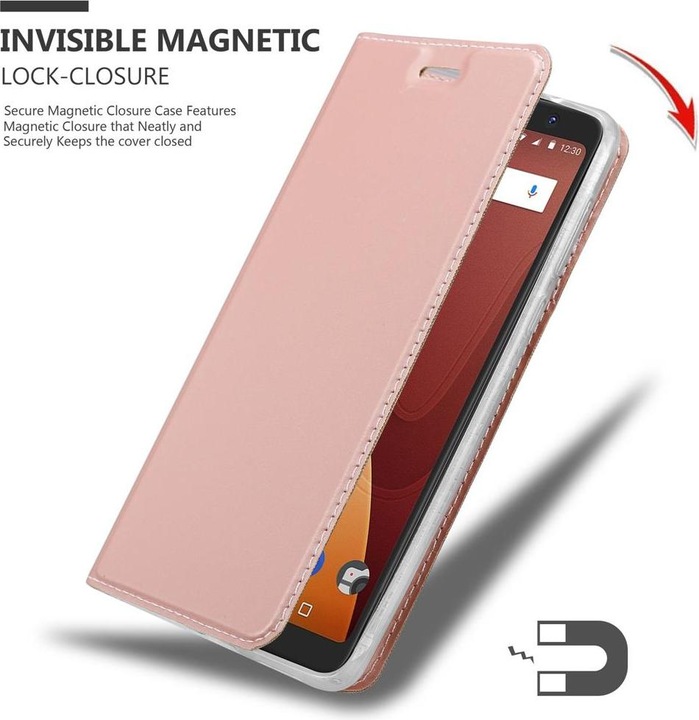 Produktbild Cadorabo Book Classy Style Cover (Wiko View Prime)