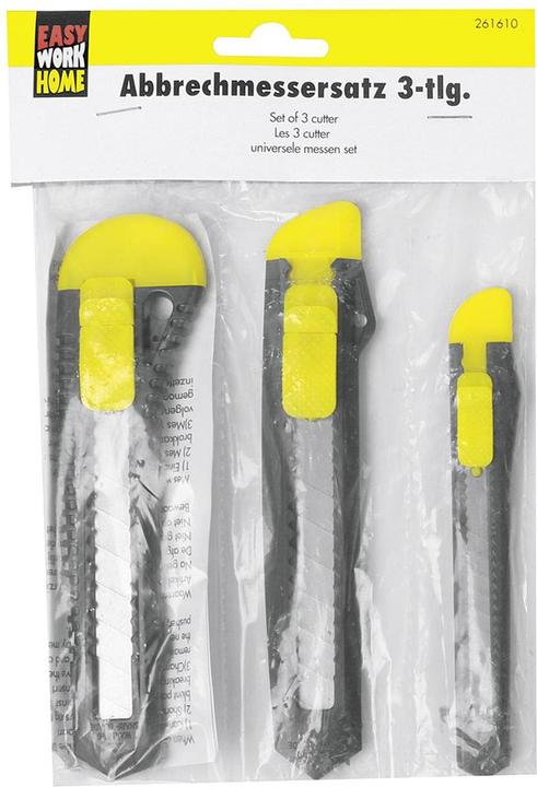 Image du produit Easy Work Jeu de couteaux sécables (Cutters)