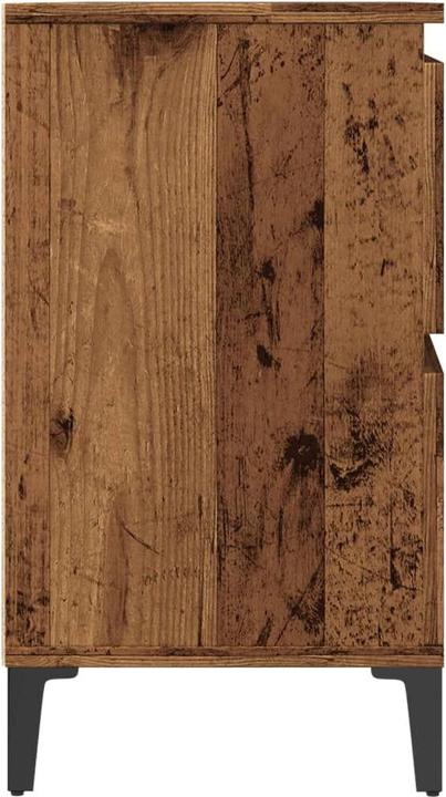 Produktbild VidaXL Waschbeckenunterschrank Unterschrank Badschrank Badmöbel Altholz-Optik (80 x 33 x 60 cm)
