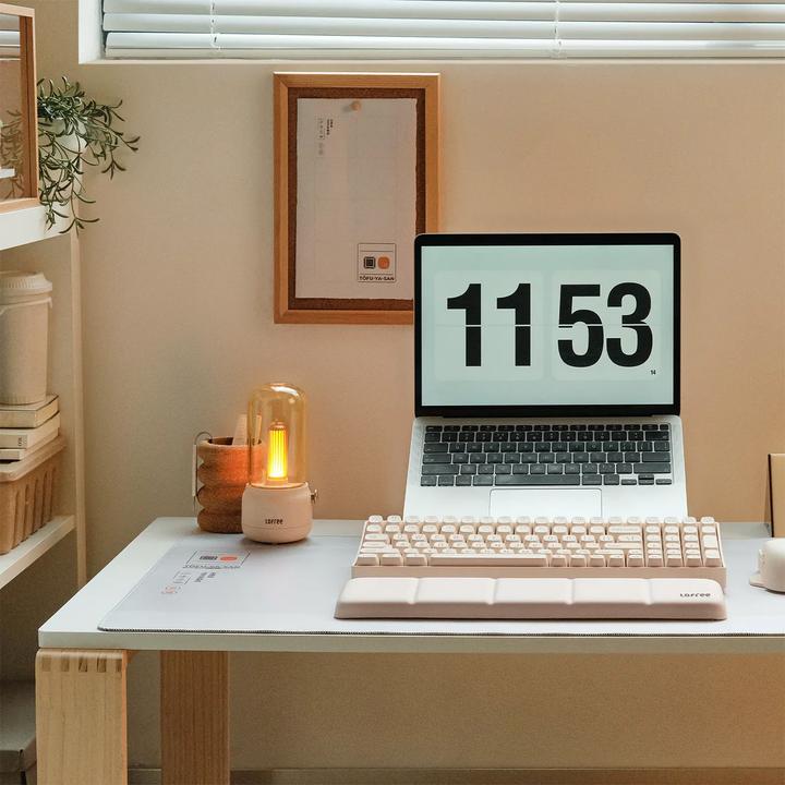 Actual product image Lofree ON913 Desk Mat-Vintage Grey