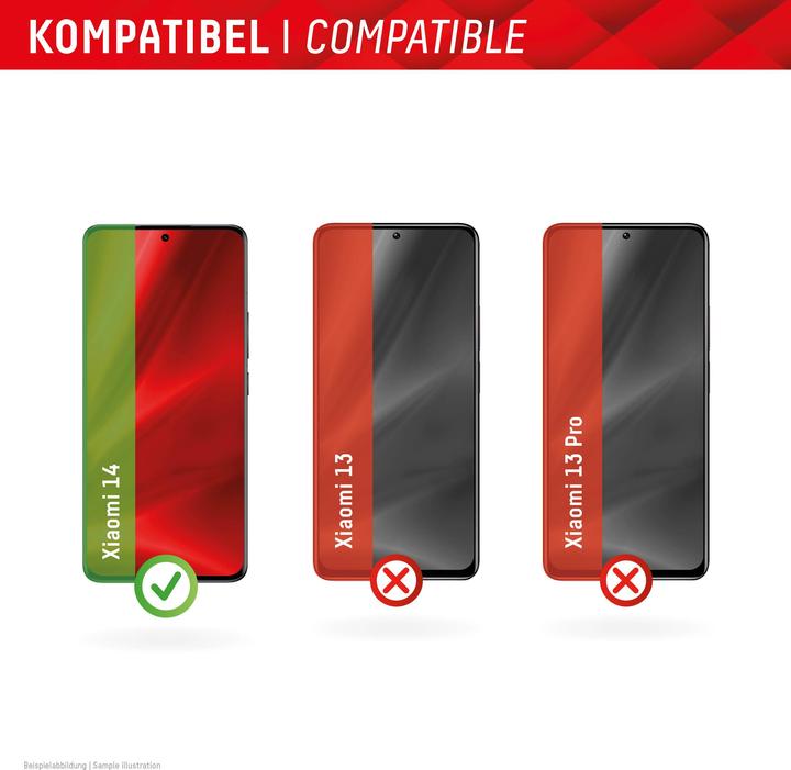 Actual product image Displex Real Glass, 2D Panzerglas (1 pcs., Xiaomi 14)