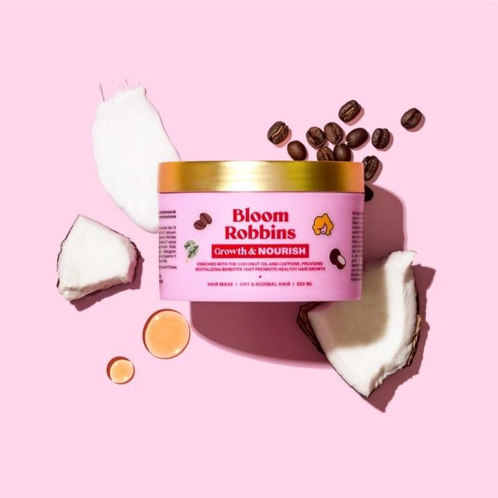 Image du produit Bloom Robbins Masque capillaire Growth & Nourish - 250 ml, pour tous types de cheveux (250 ml)