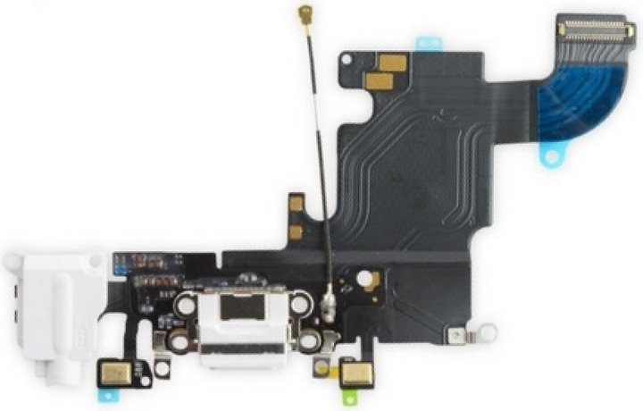 Produktbild Foxconn iPhone 6S Lightning Dock Connector Audio Flex Mikrofon weiss (iPhone 6s)