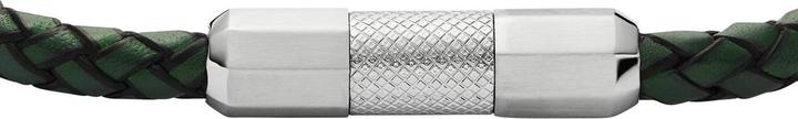 Immagine prodotto Fossil Knox Armband Knurled Texture (20 cm, Acciaio inossidabile, Cuoio)