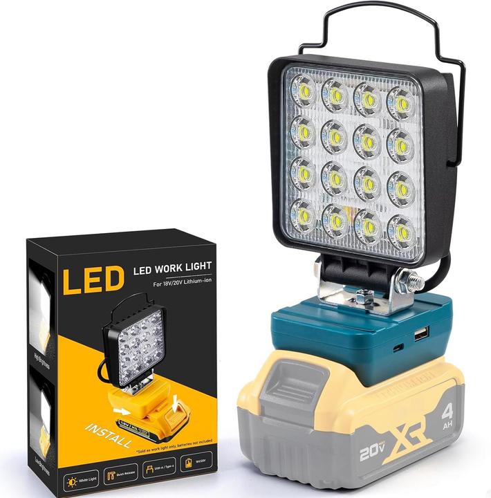 Immagine prodotto ‎Sentoo Akku-Baustrahler für DeWalt (4800 lm)