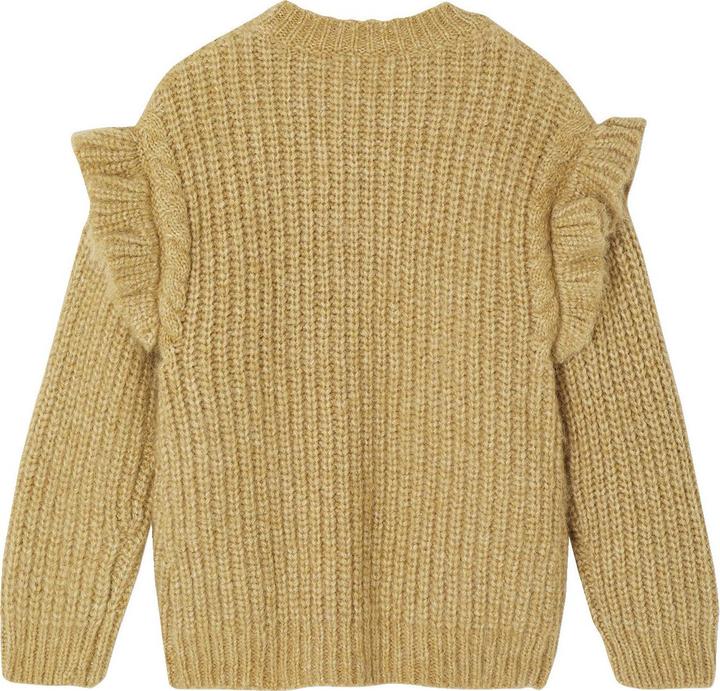 Produktbild Vertbaudet Strickpullover mit Rüschen und Zopfmuster Mädchen (92)