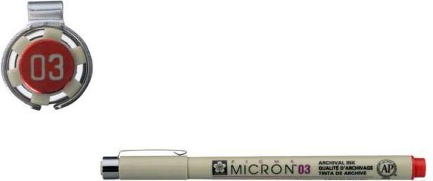 Immagine prodotto Sakura Fineliner Pigma Micron 0,35mm XSDK0319 (Rosso, 1 x)