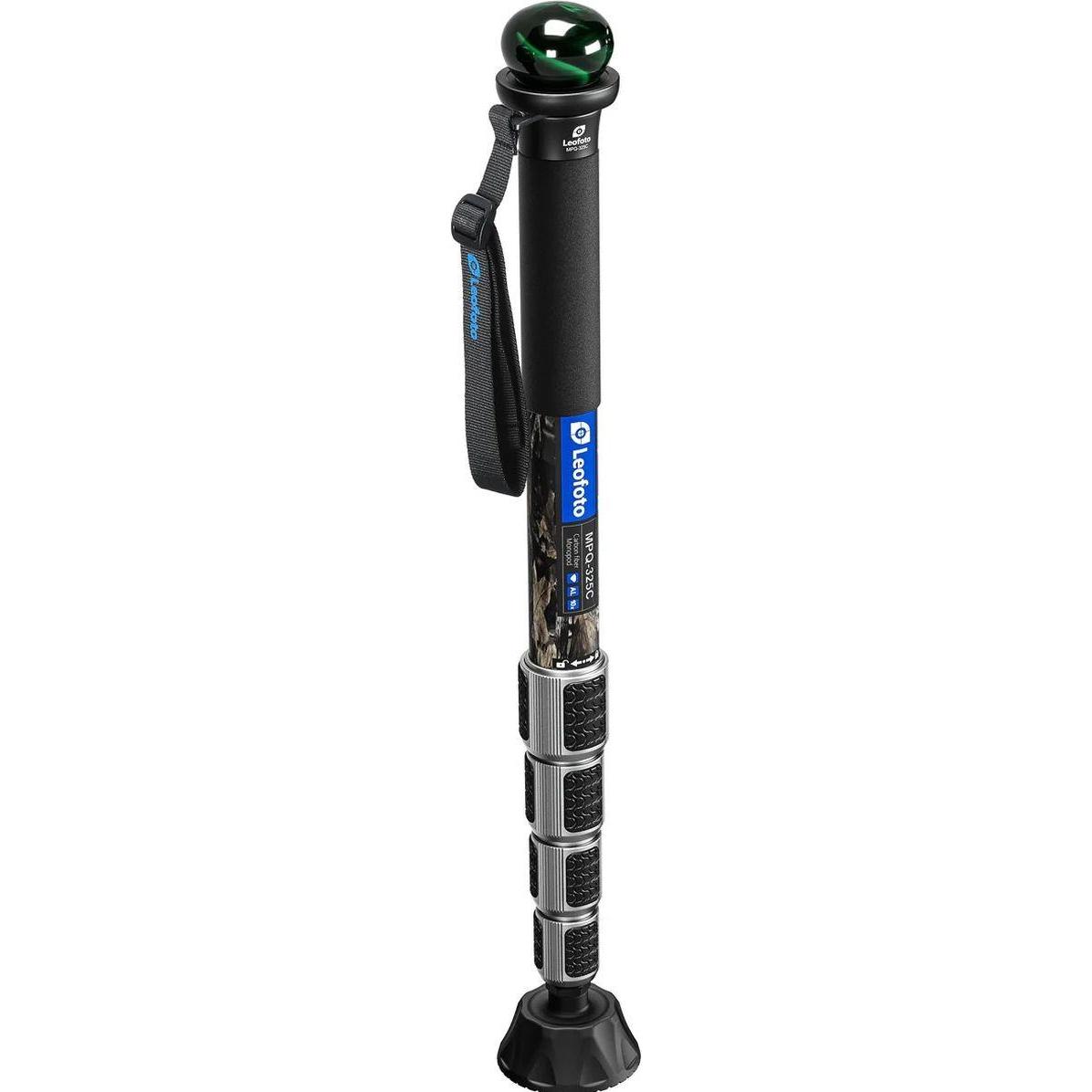 Leofoto MPQ-325C+CHG-01+SC-70(Camouflage) 5-sectionCarbon fiber monopod with knob handle, Accessori per treppiedi, Multicolore