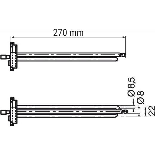 Thumbnail - Gnali_bocia, Zubehör Sanitärinstallation, HEATABLE ELEMENT 420 2 KW, H