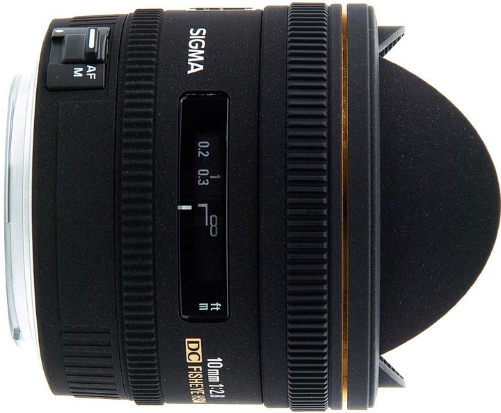 Produktbild Sigma 10mm, f/2.8 EX DC HSM Diagonal-Fisheye, Canon EF-S (Canon EF-S, APS-C / DX)