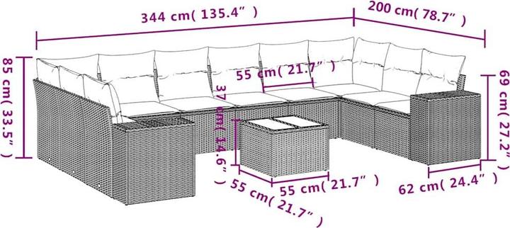 Produktbild vidaXL Lorelei