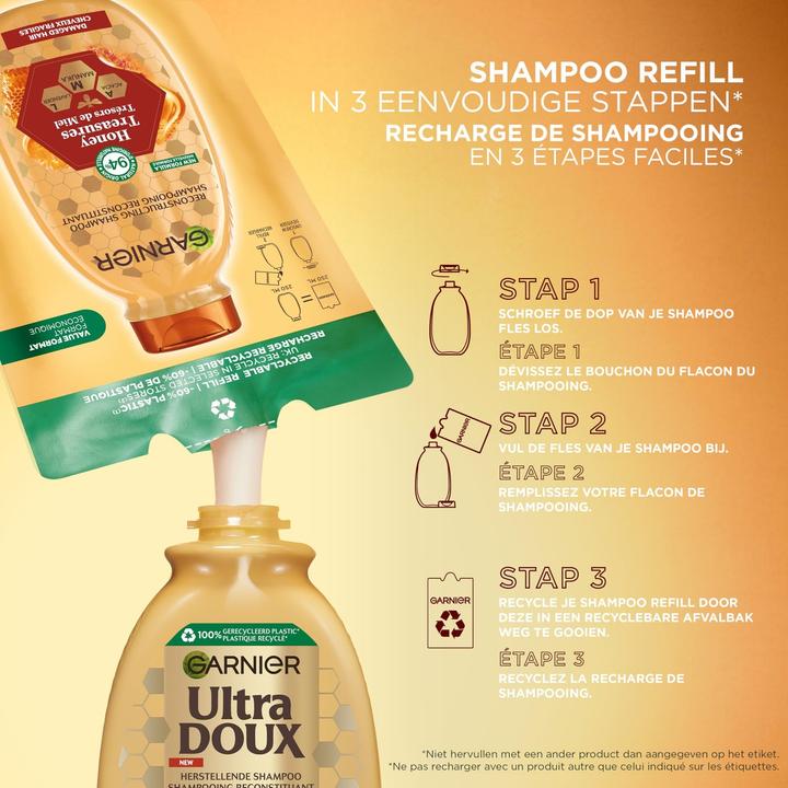 Immagine prodotto Garnier Tesori di miele Ultra Doux (250 ml, Shampoo liquido)