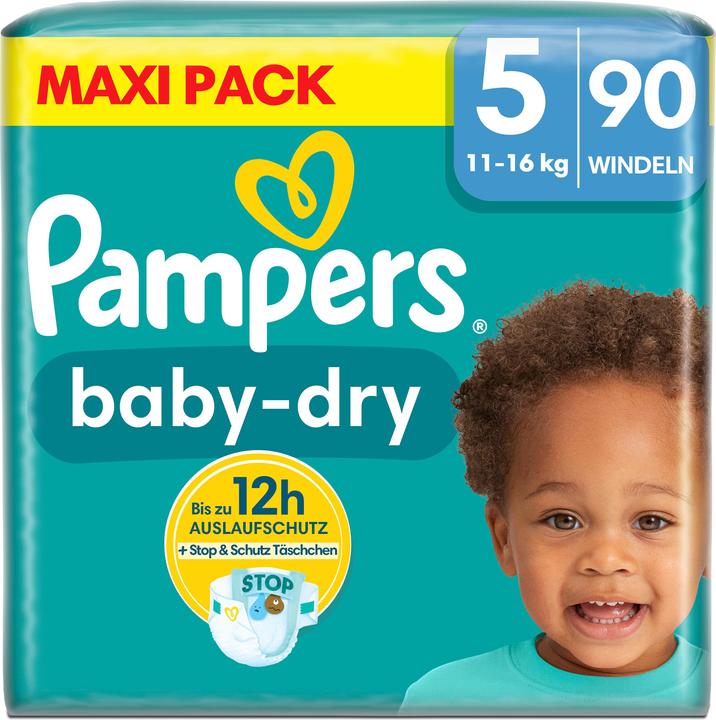 Pampers Baby-Dry (Gr. 5, 90 Stück)